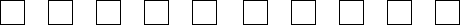 line of 10 squares